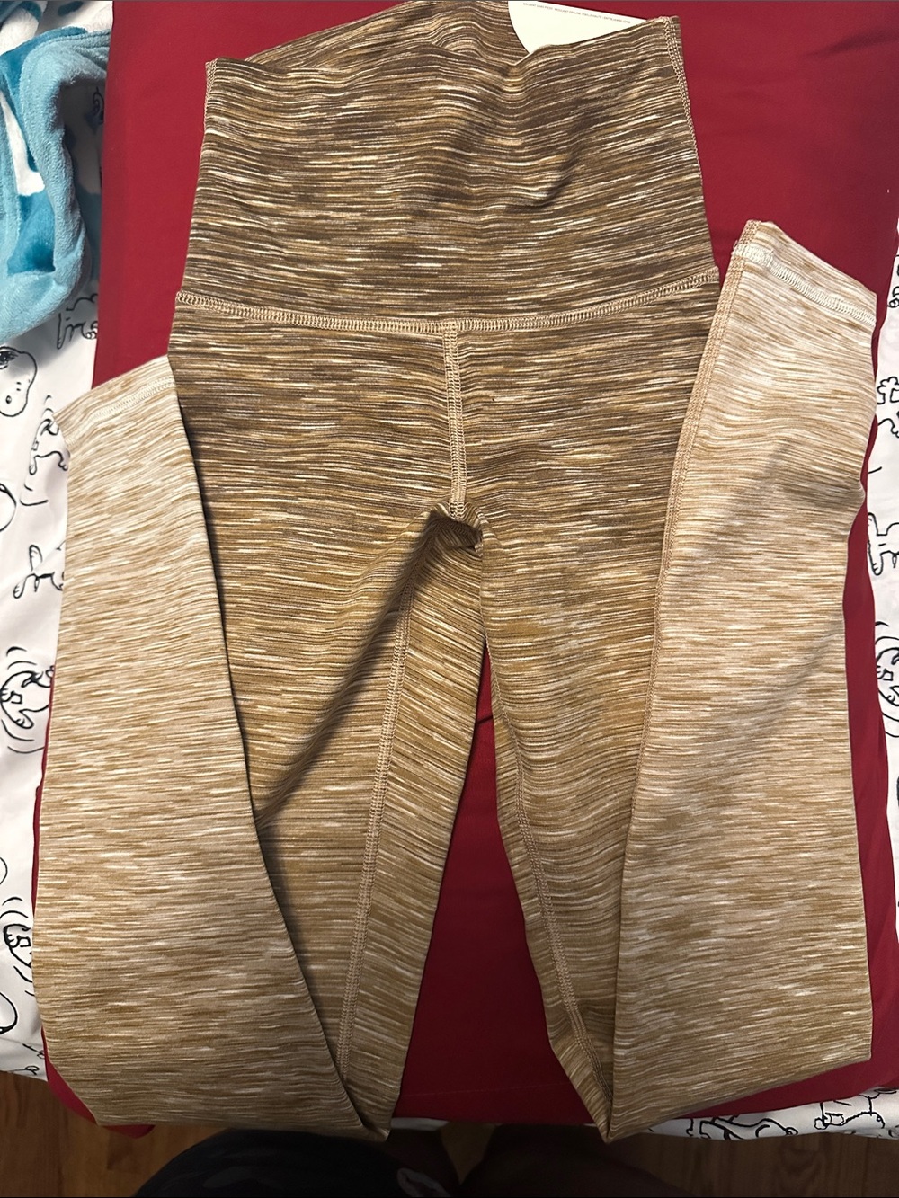 aerie Brown Space-Dye High-Waist Leggings